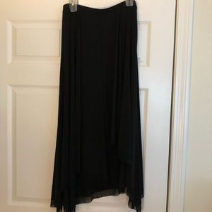 Black maxi skirt